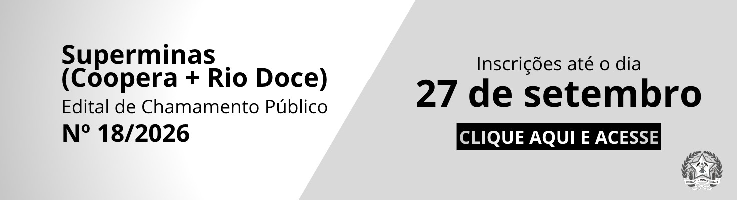 Edital de Chamamento Público nº 18/2026 - Superminas (Coopera + Rio Doce)