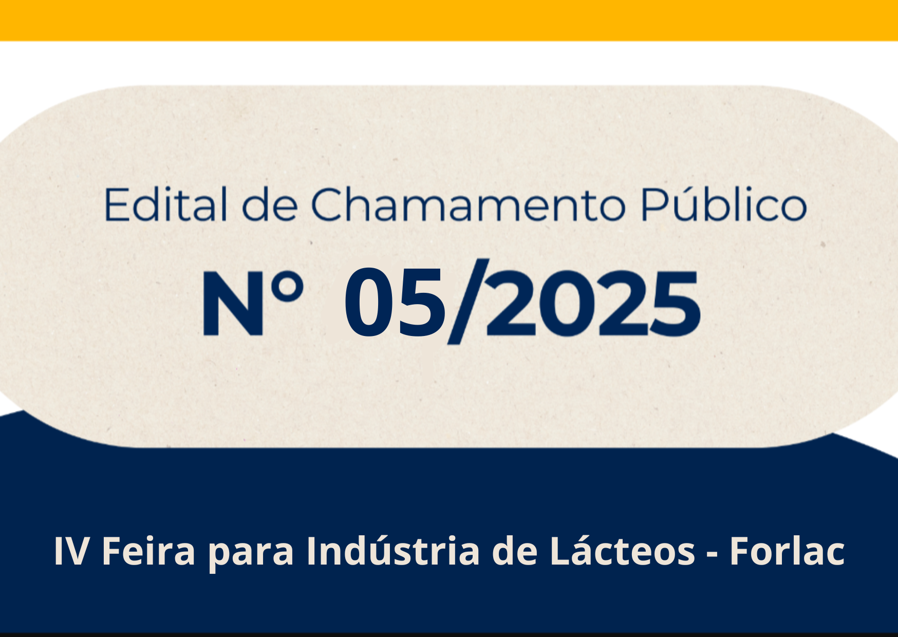 Edital de Chamamento Público Nº 05/2025