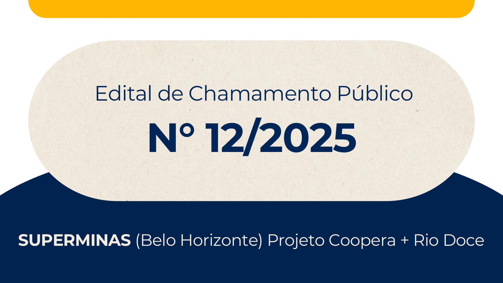 Edital de Chamamento Público nº 12/2025