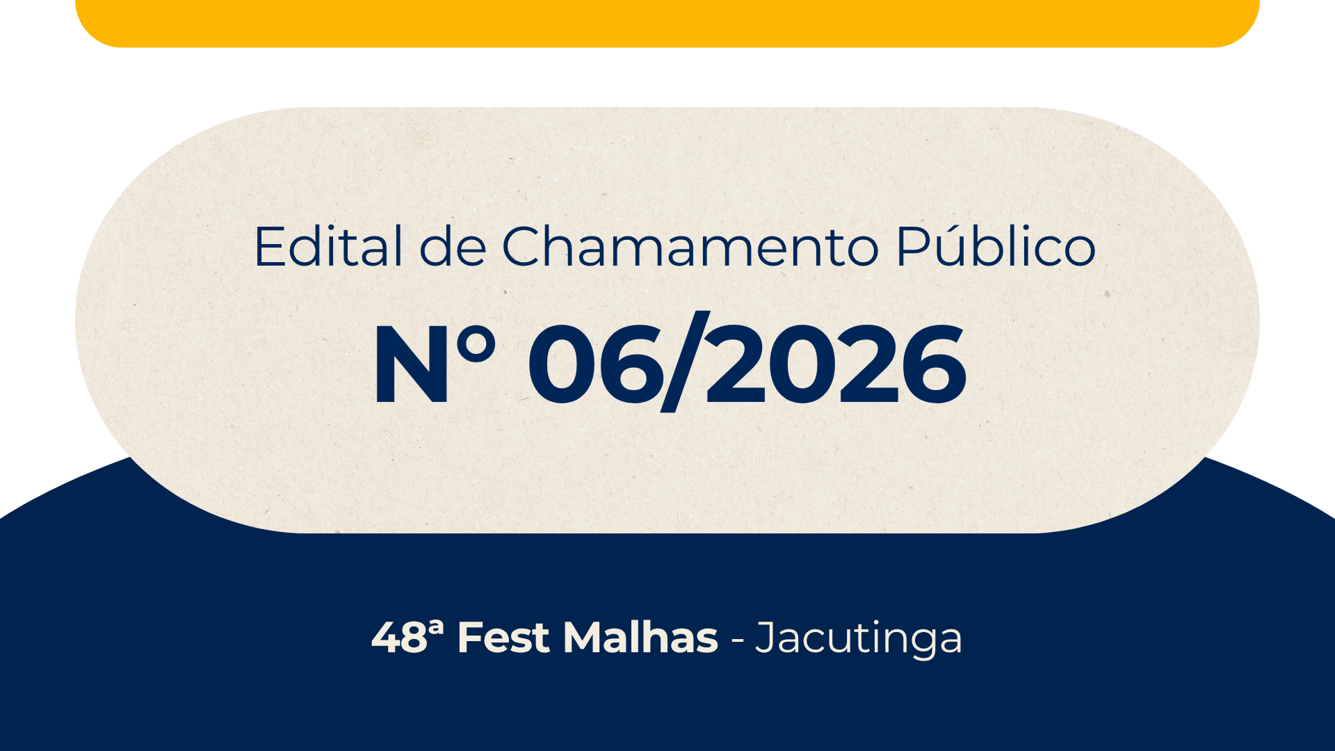 Edital de Chamamento Público Nº 06/2026