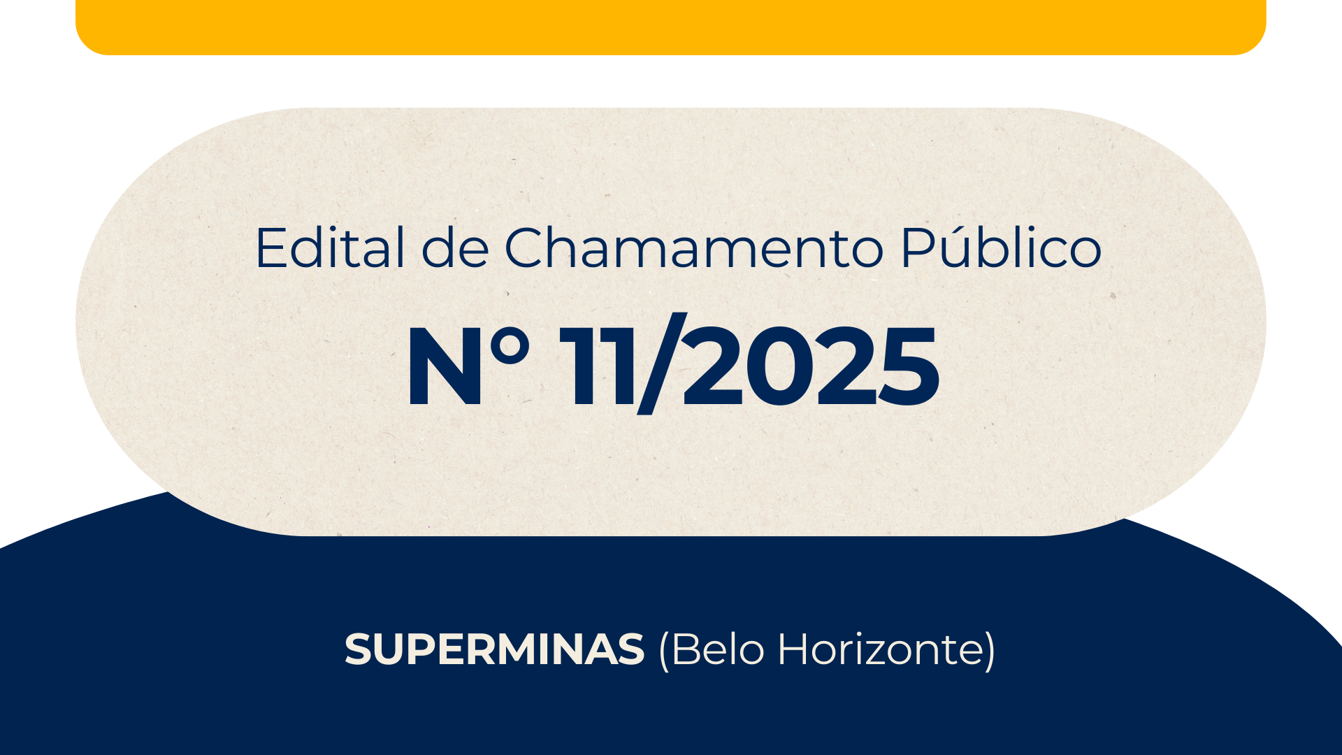 Edital de Chamamento Público Nº 11/2025