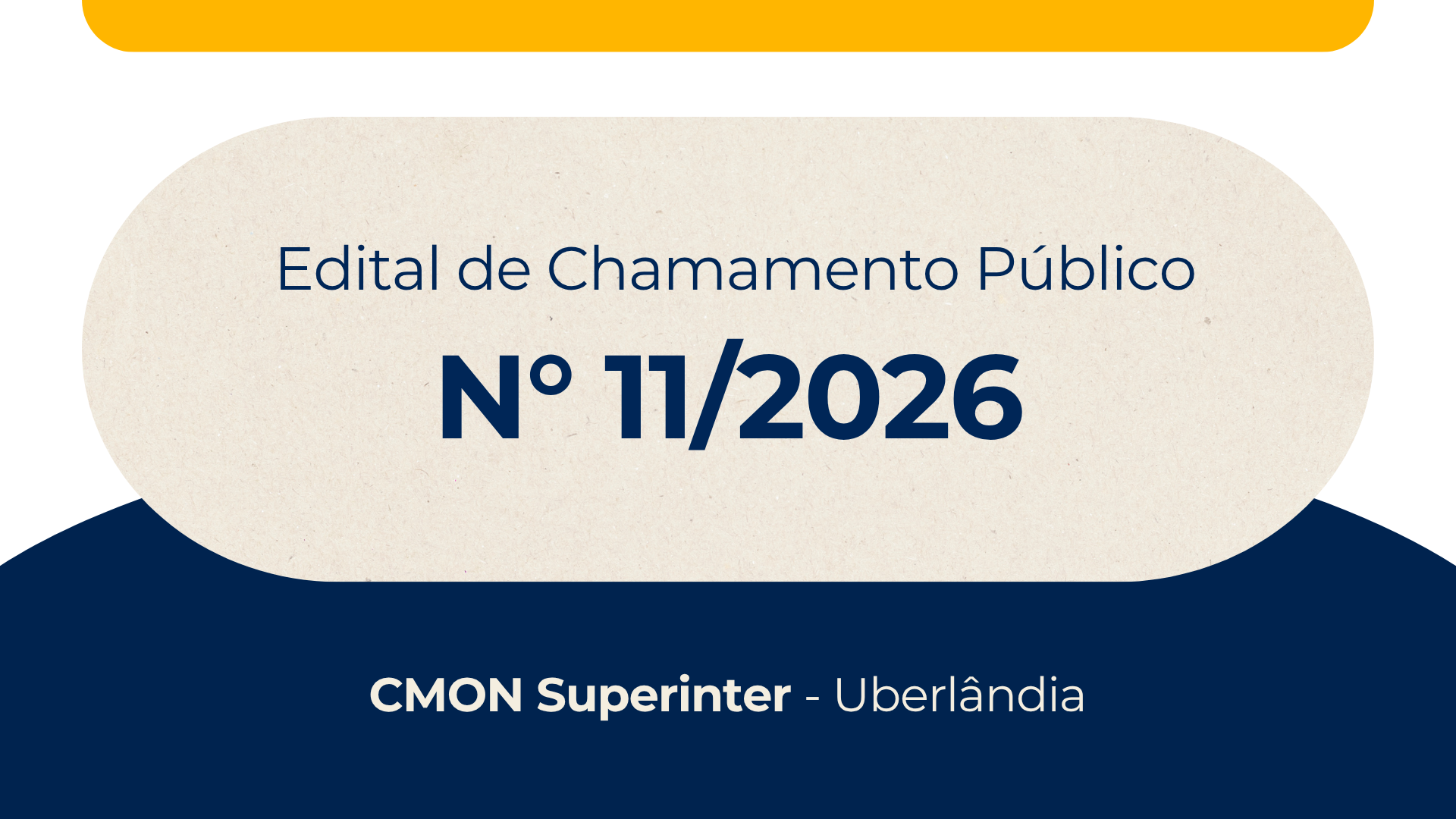 Edital de Chamamento Público nº 11/2026- Superinter (Uberlândia)