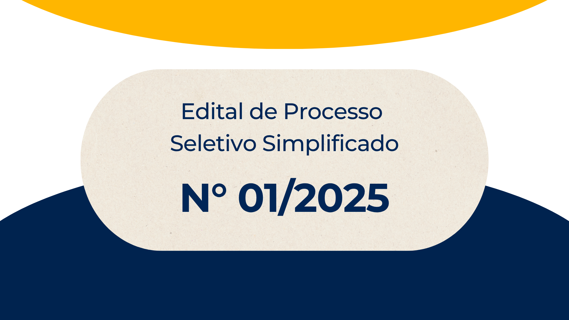 Edital de Processo Seletivo Simplificado Nº 01/2025